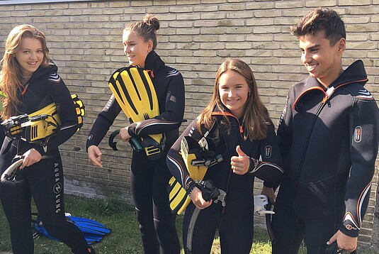 Læs om 3.u på dykkertur i Øresund